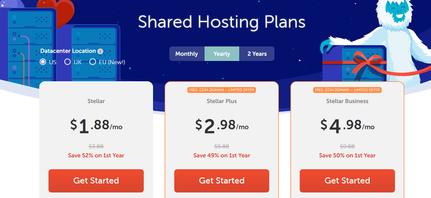 Namecheap shared hosting 